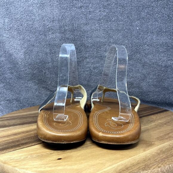 Olukai Sandals Women's Size 11 Wana Flip Flop Thong Flats Slip On Brown Leather - Picture 4 of 8